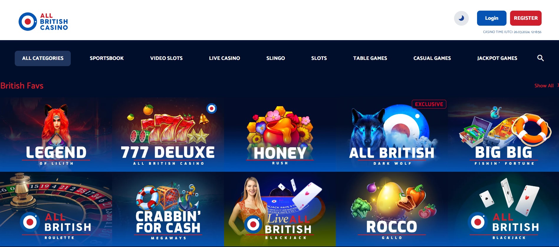 All British Casino Website