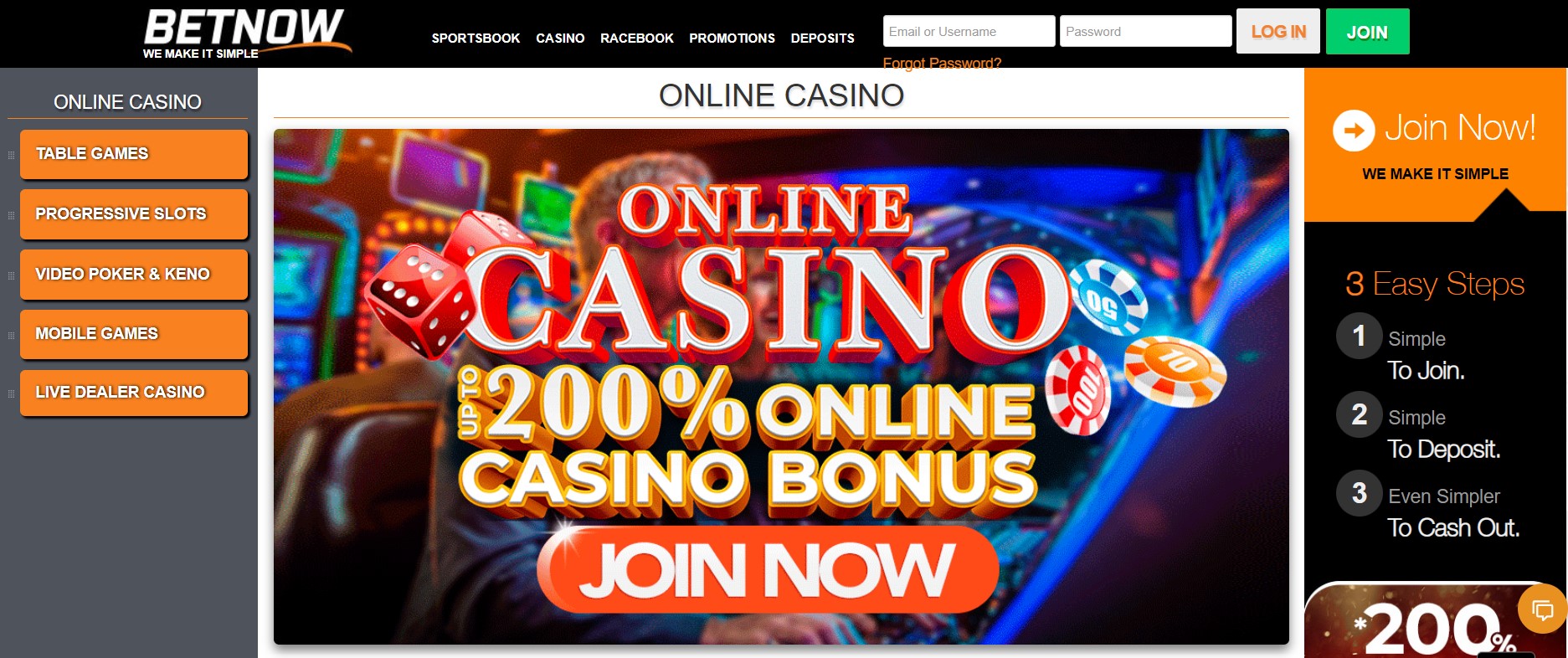 BetNow Casino Review