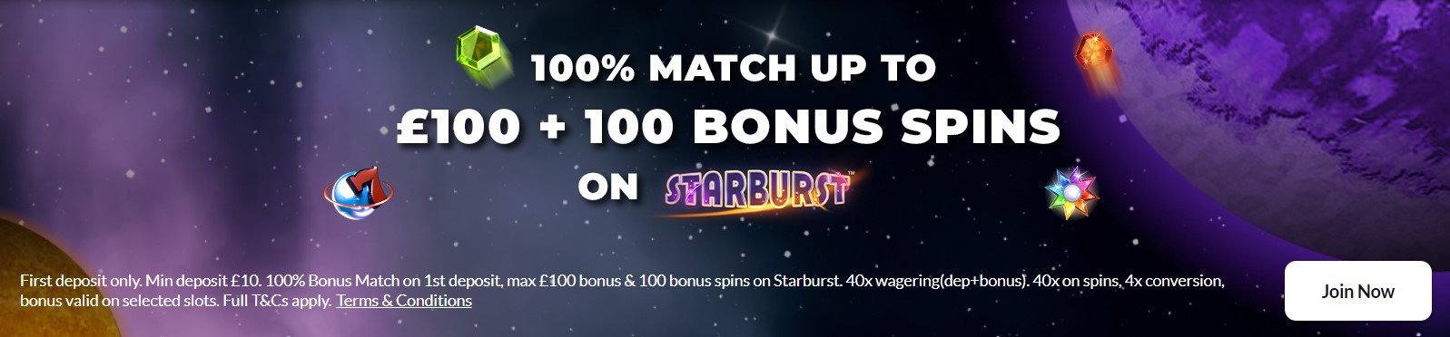 Cosmic Spins Casino Sign Up Offer
