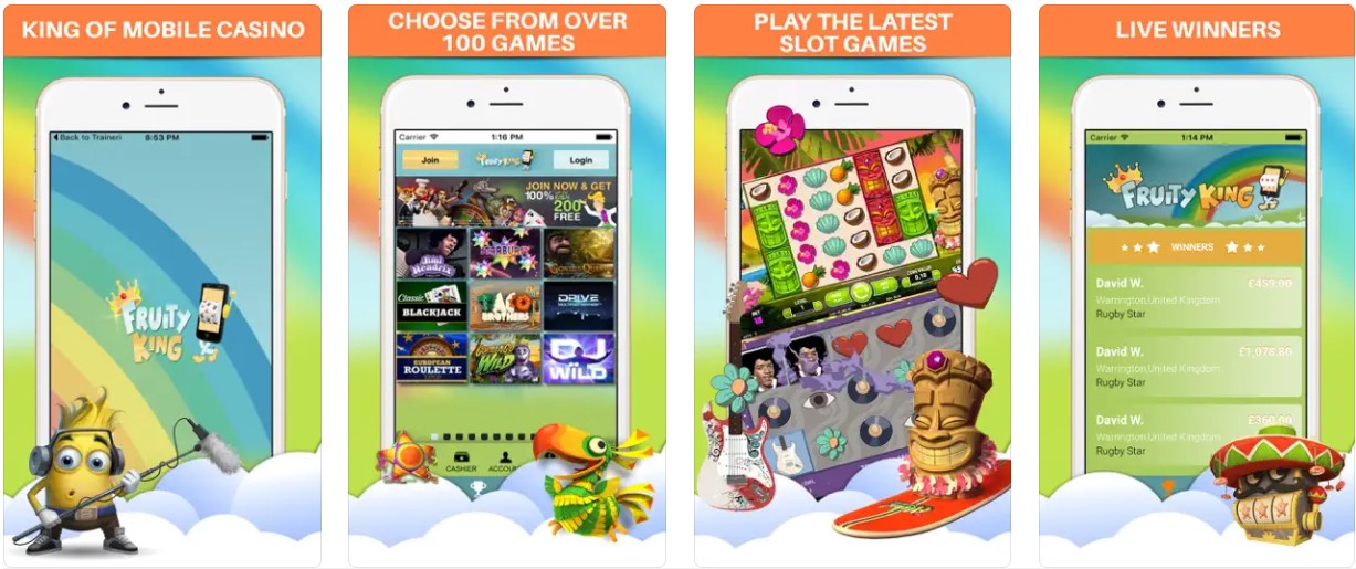 Fruity King Casino Mobile App