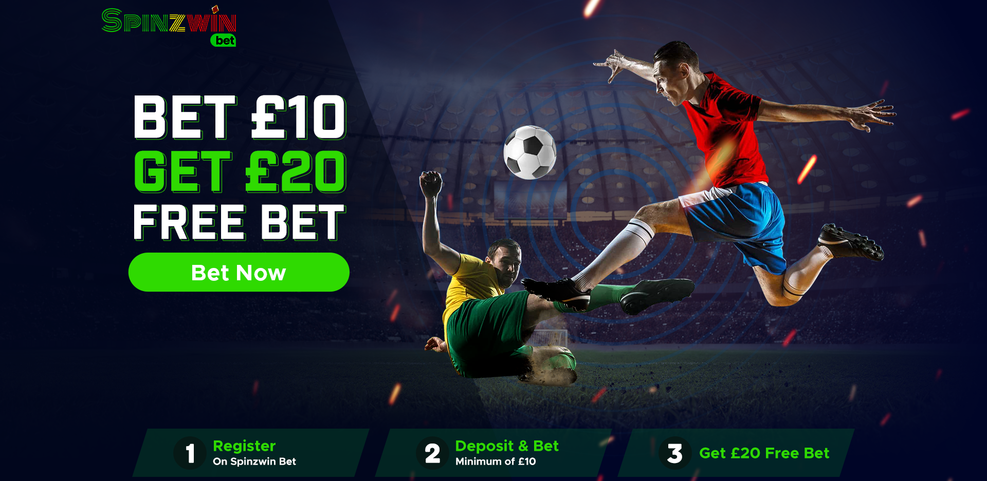 SpinzWin Sports Betting Sign Up Offer