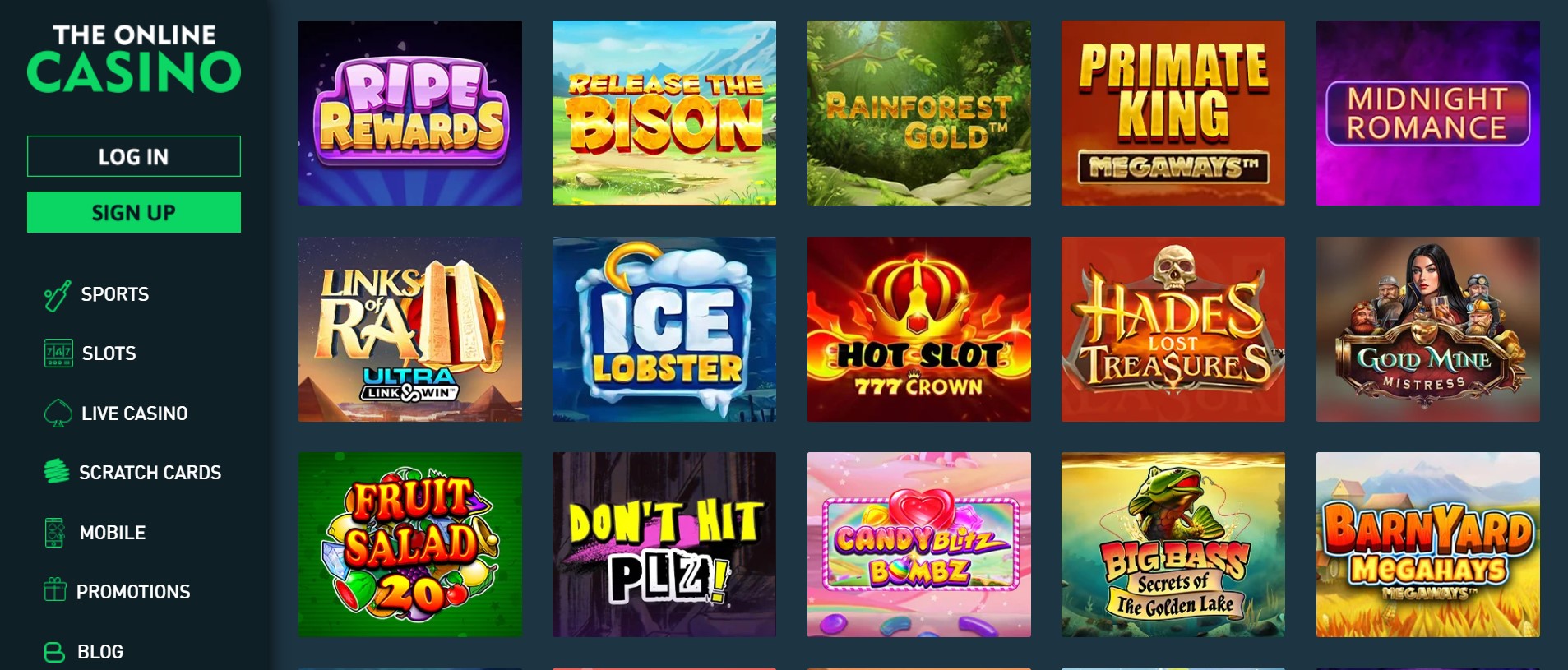The Online Casino Games Review