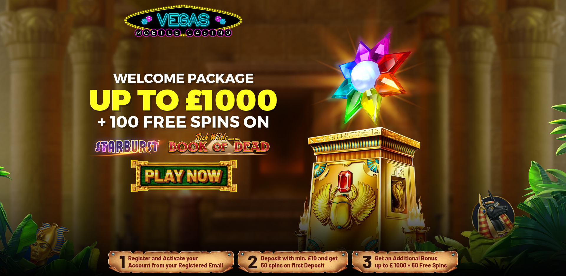 Vegas Mobile Casino Welcome Bonus