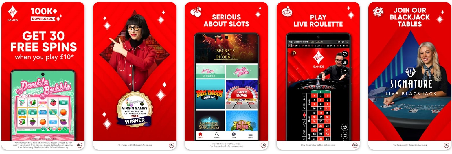 Virgin Games Mobile App Review