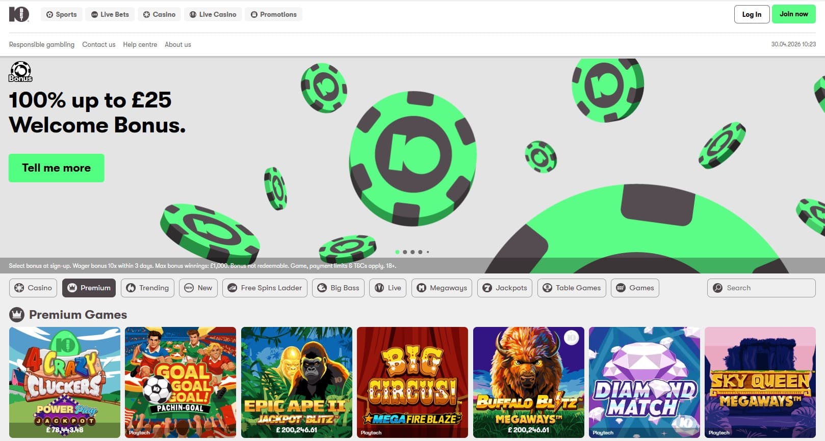 10Bet Casino Review - Bonuses Slot Games Deposits Withdrawals | SistersSites.co.uk 10Bet Casino Review