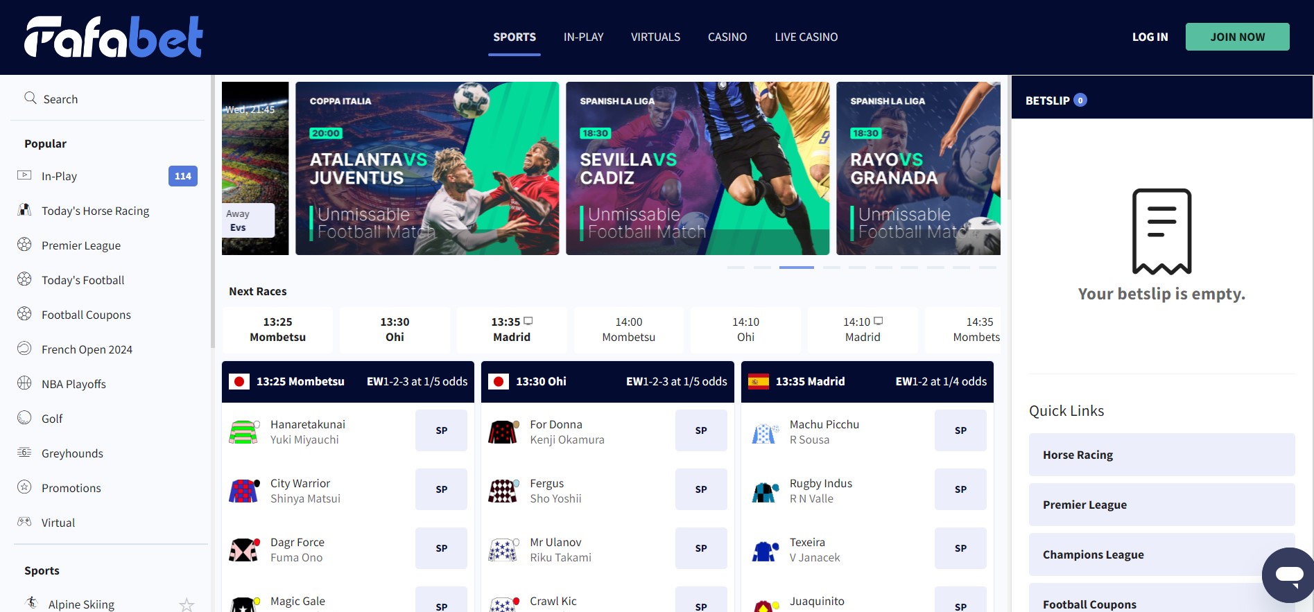Fafabet Sports Betting Review