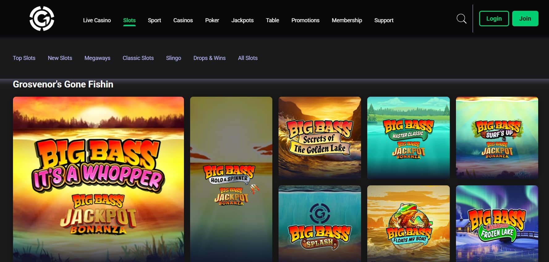 Grosvenor Online Casino Review