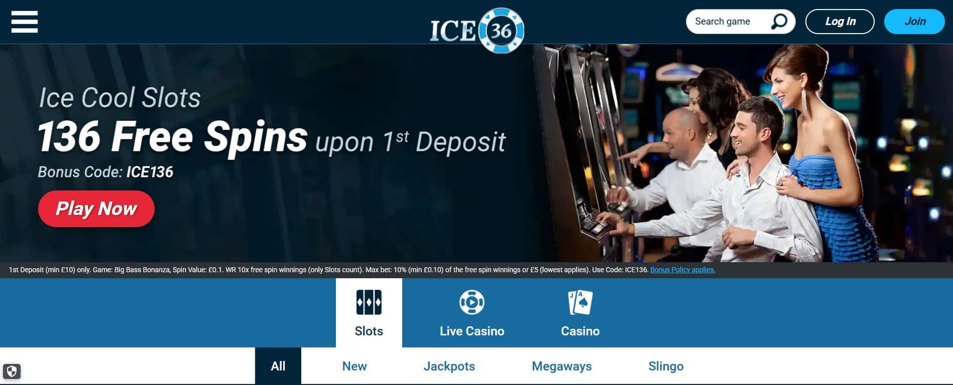 Ice36 Casino Review - Bonuses Slot Games Deposits Withdrawals and More | SistersSites.co.uk Ice36 Casino Review - Bonuses Slot Games Deposits Withdrawals and More