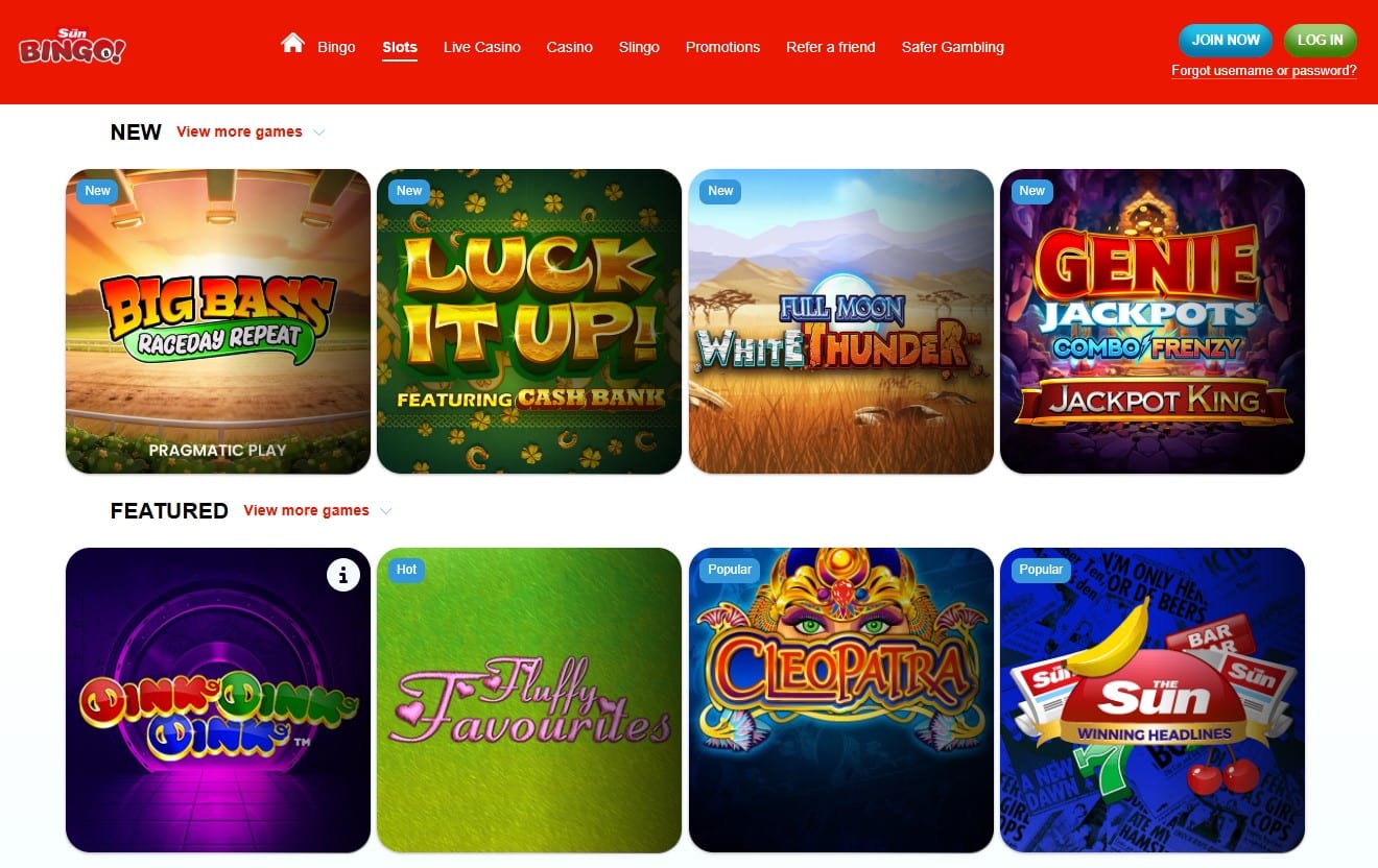 Sun Bingo Review | SistersSites.co.uk Sun Bingo Review