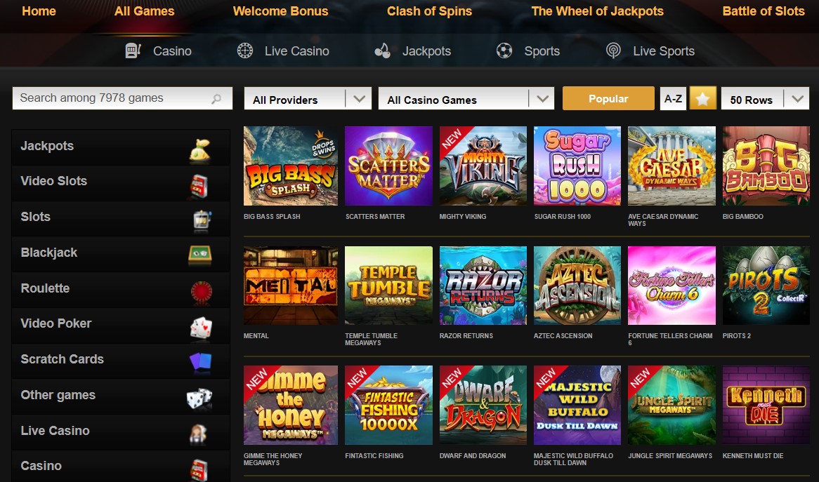 VideoSlots Casino Games Review