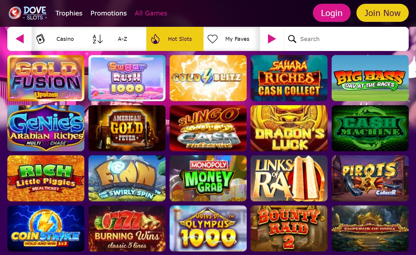 Dove Slots Casino Review