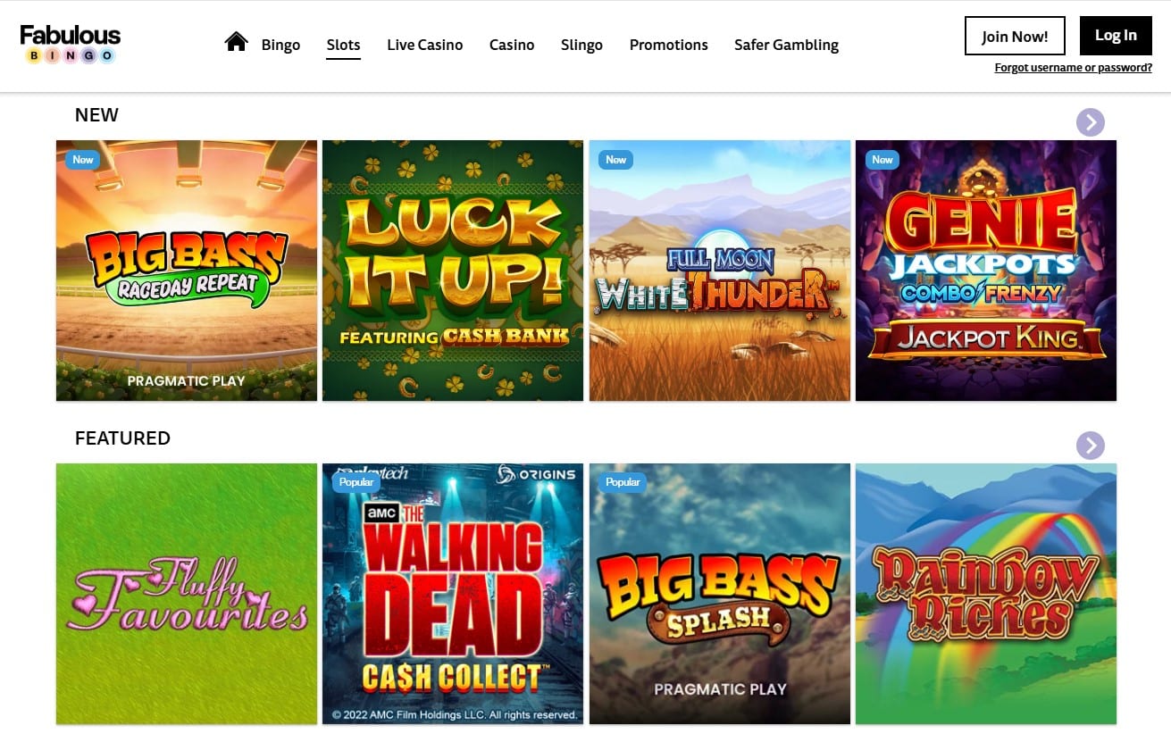 Fabulous Bingo Review | SistersSites.co.uk Fabulous Bingo Review