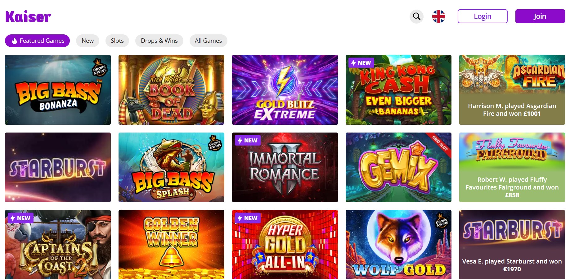 Kaiser Slots Sister Sites and Kaiser Slots Review