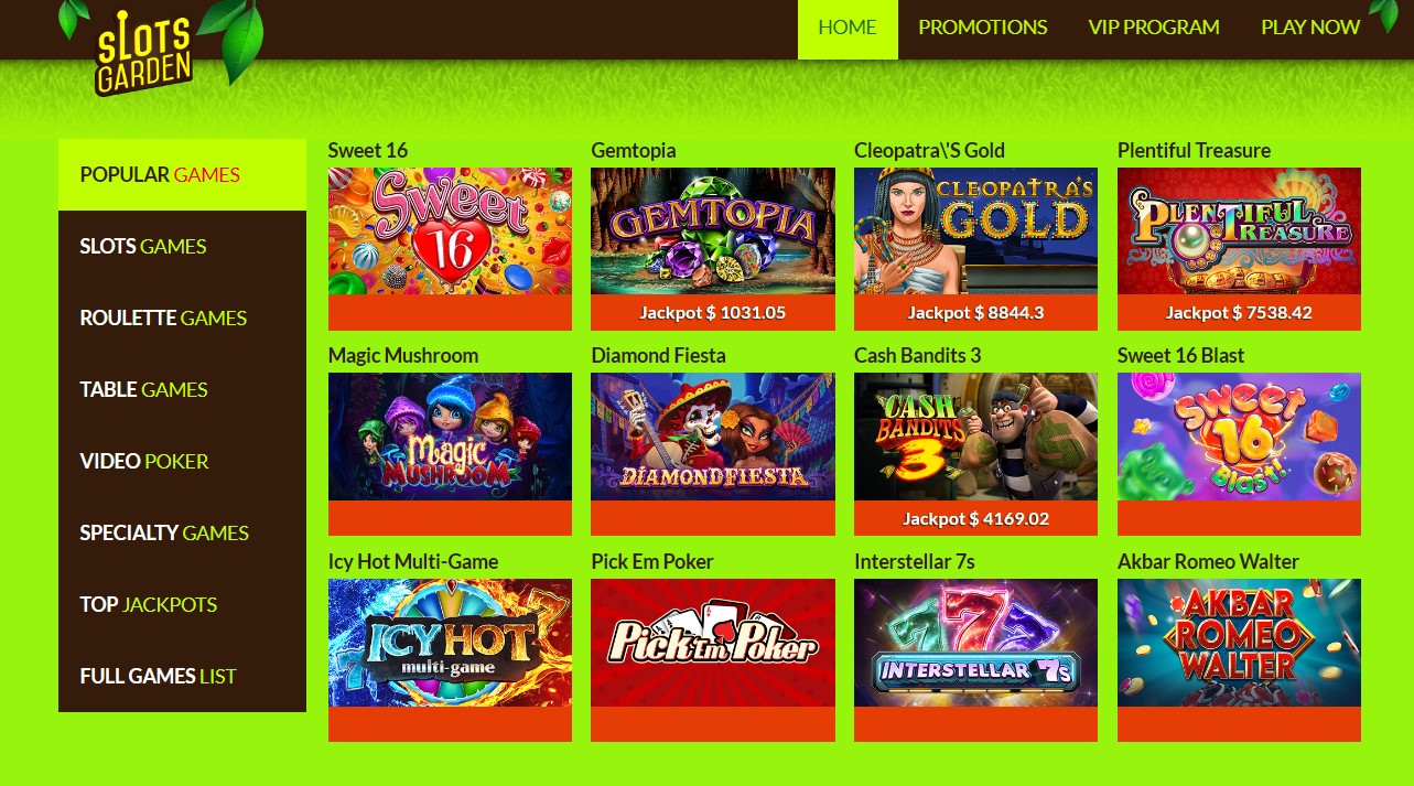 Slots Garden Sister Sites