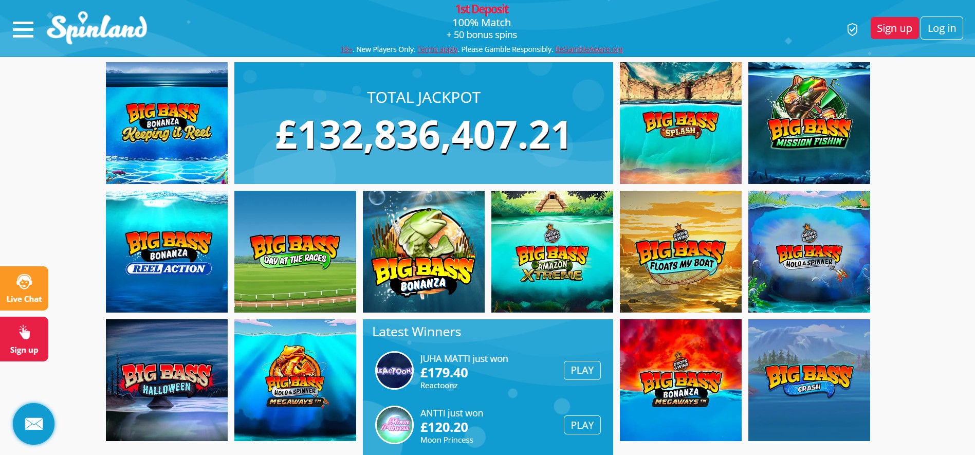 SpinLand Sister Sites and SpinLand Casino Review