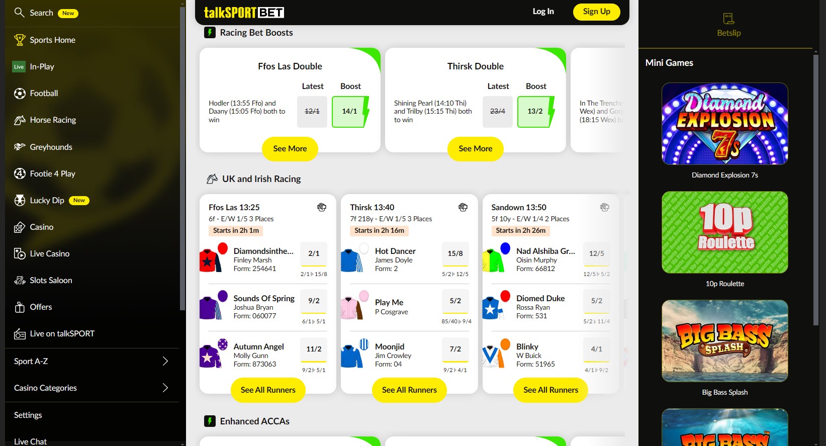 Talksport Bet Sister Sites and Talksport Bet Review