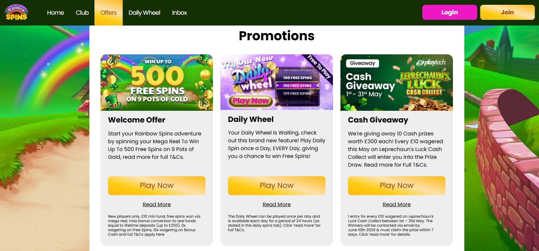 Rainbow Spins Casino Review - Bonuses Free Spins Slot Games Deposits Withdrawals | SistersSites.co.uk Rainbow Spins Casino Review - Bonuses Free Spins Slot Games Deposits Withdrawals