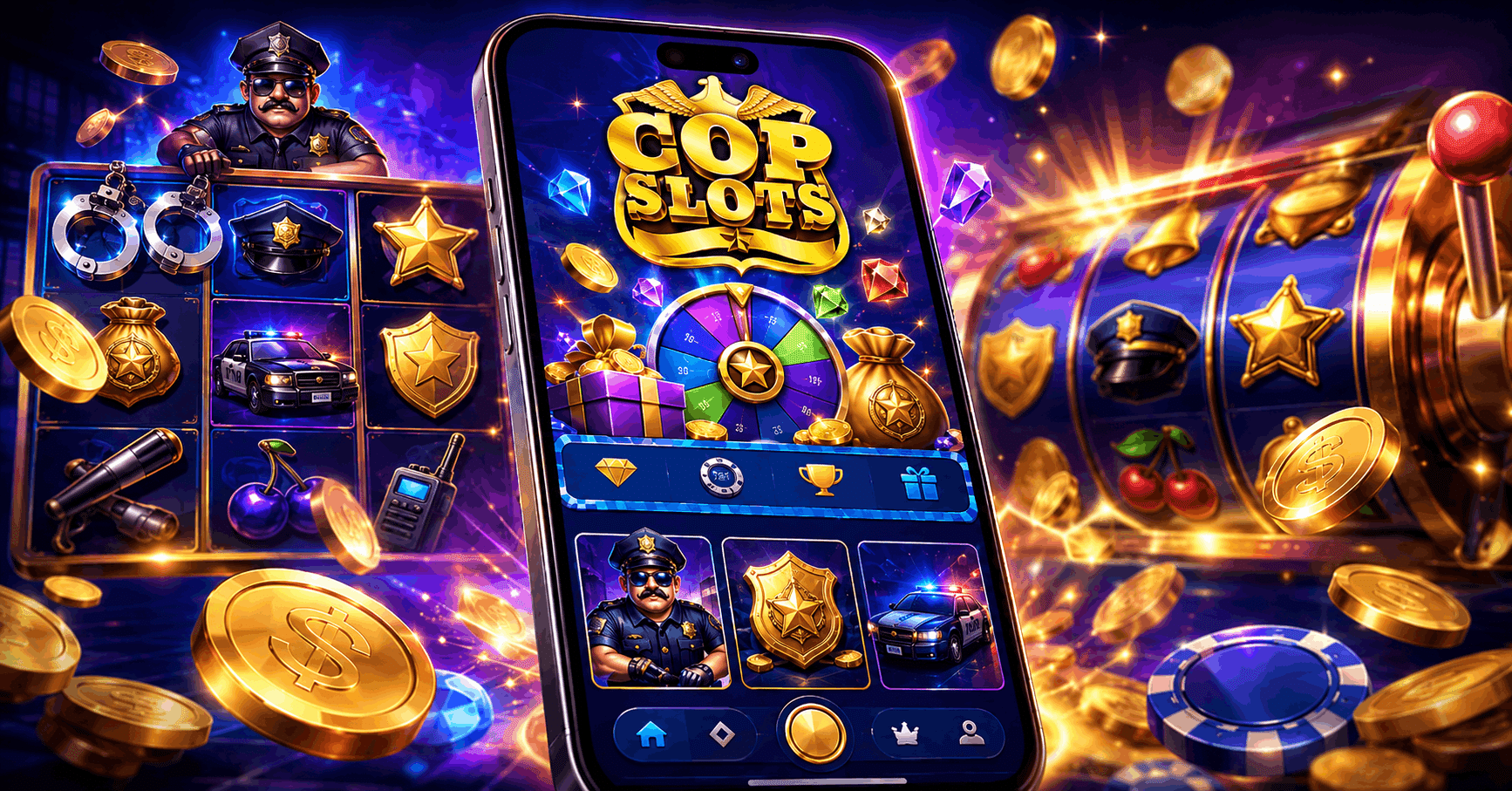 Cop Slots Casino Review - Bonuses Free Spins Slot Games Mobile Casino and More | SistersSites.co.uk Cop Slots Casino Review - Bonuses Free Spins Slot Games Mobile Casino and More
