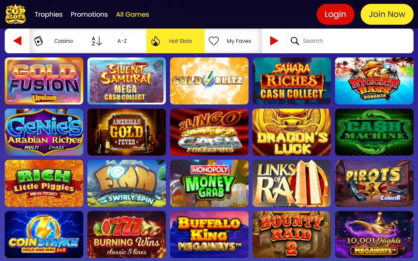 Cop Slots Casino Review