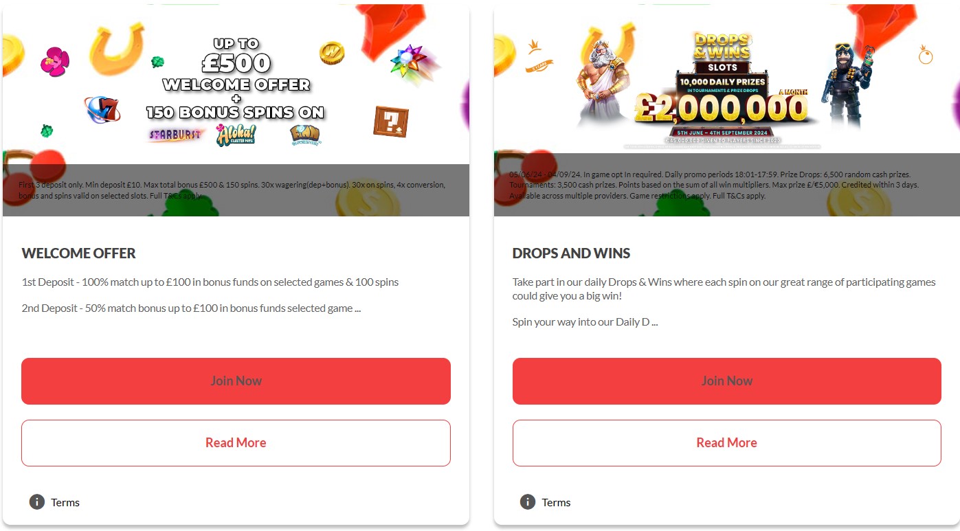 Spin Slots Bonus Offers