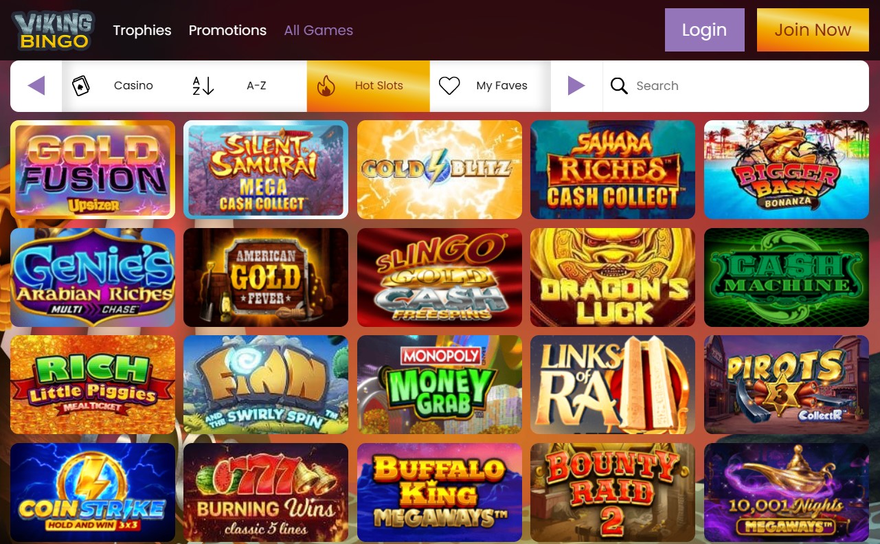 Viking Bingo Casino Games