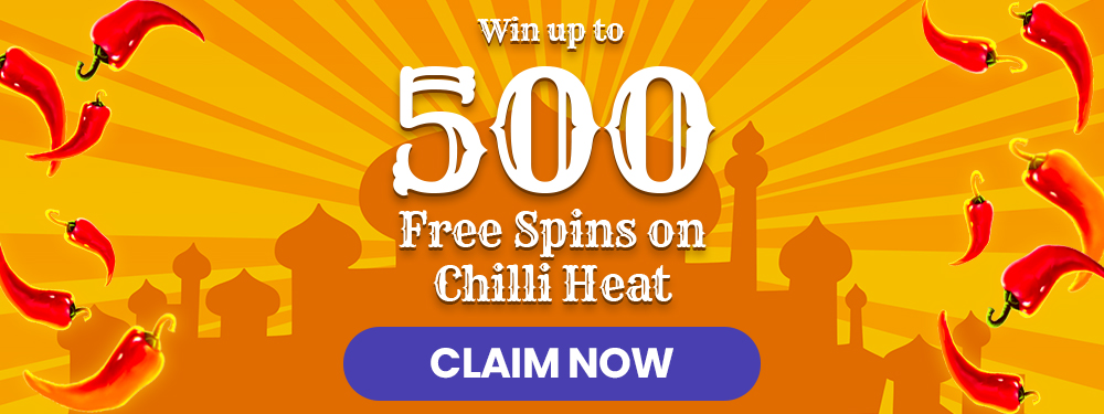 Aladdin Slots Welcome Offer 500 Free Spins