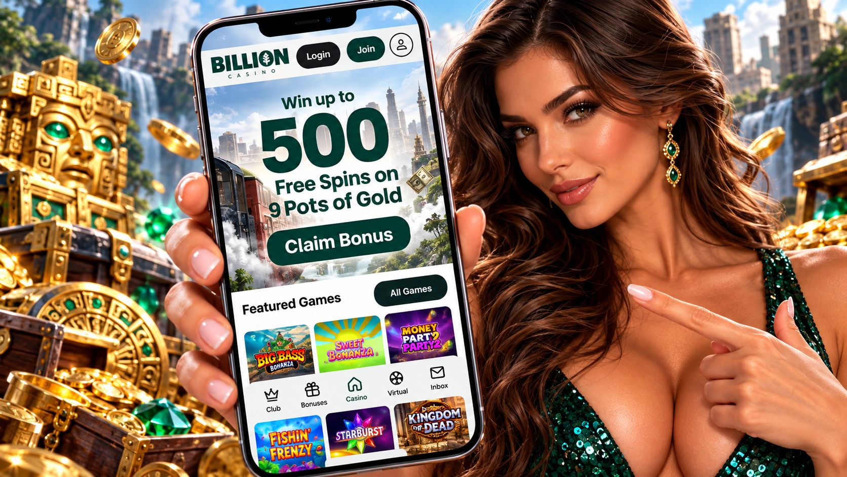 Billion Casino Review - Mobile App Slots Bonuses Alternatives and More | SistersSites.co.uk Billion Casino Review - Mobile App Slots Bonuses Alternatives and More