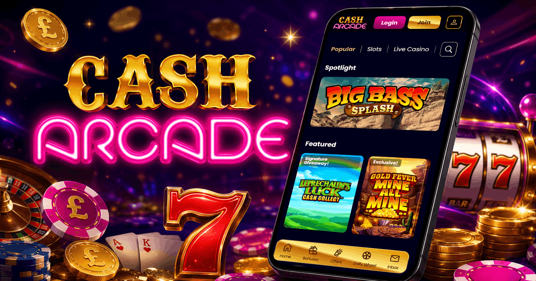Cash Arcade Casino Review - No Deposit Bonuses Free Spins Slot Games Payments and More | SistersSites.co.uk Cash Arcade Casino Review - No Deposit Bonuses Free Spins Slot Games Payments and More
