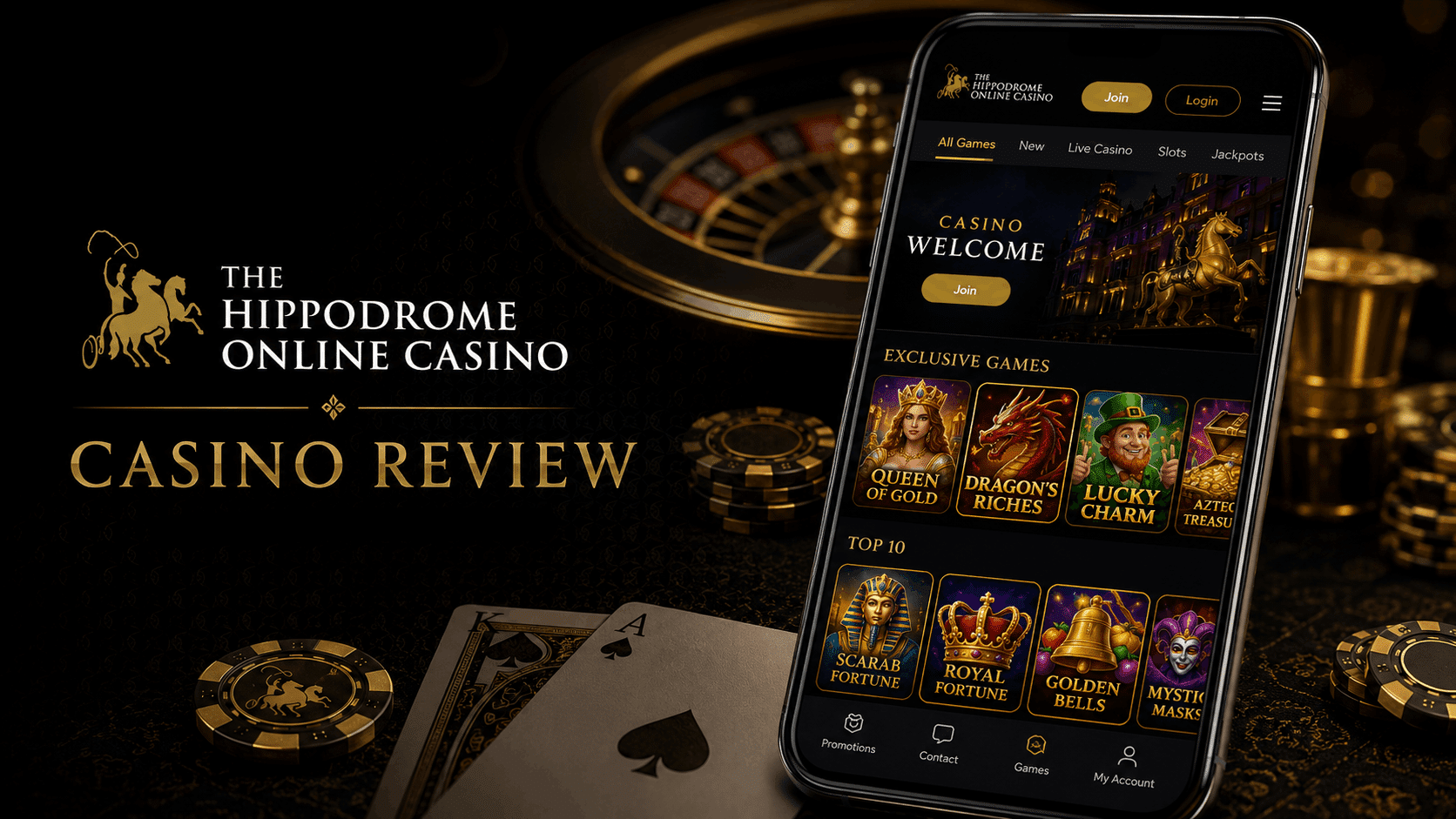 Hippodrome Online Casino Review - Welcome Bonuses Mobile Casino Games and More | SistersSites.co.uk Hippodrome Online Casino Review - Welcome Bonuses Mobile Casino Games and More