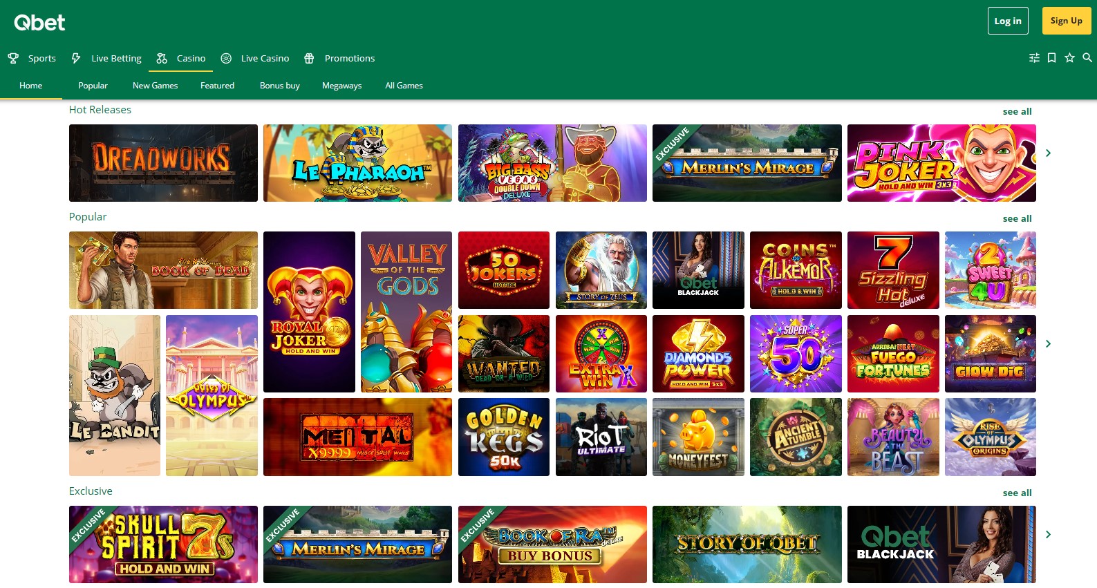 QBet Casino Review