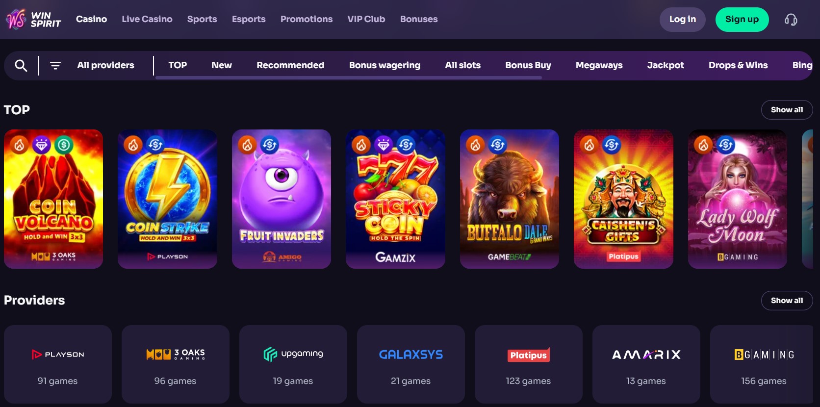 WinSpirit Casino Review