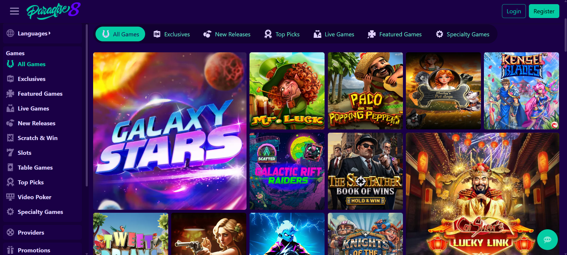 Paradise 8 Casino Review | SistersSites.co.uk Paradise 8 Casino Review