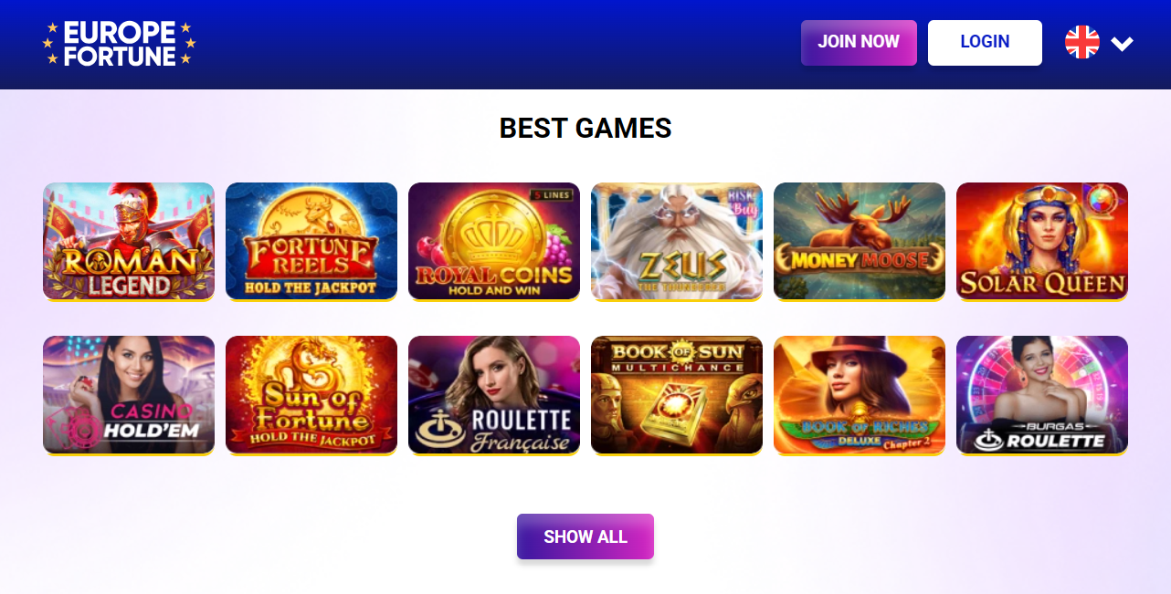 Europe Fortune Casino