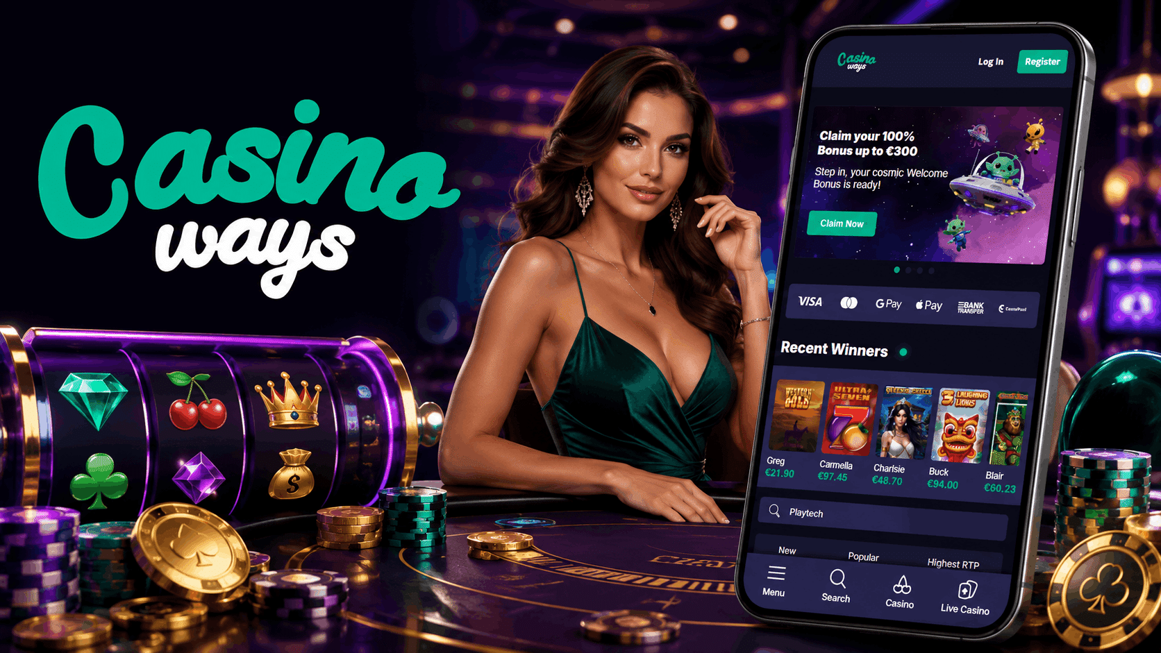 Casino Ways Review - Welcome Bonus Mobile App Casino Games Alternatives and More | SistersSites.co.uk Casino Ways Review - Welcome Bonus Mobile App Casino Games Alternatives and More