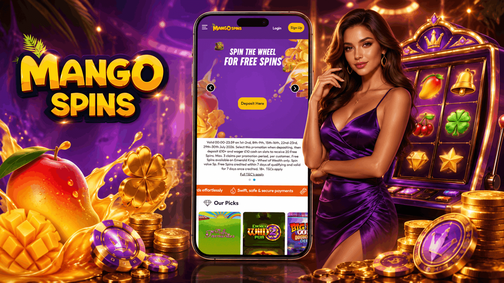 Mango Spins Casino Review - Welcome Bonus Mobile App Casino Games and Alternatives | SistersSites.co.uk Mango Spins Casino Review - Welcome Bonus Mobile App Casino Games and Alternatives