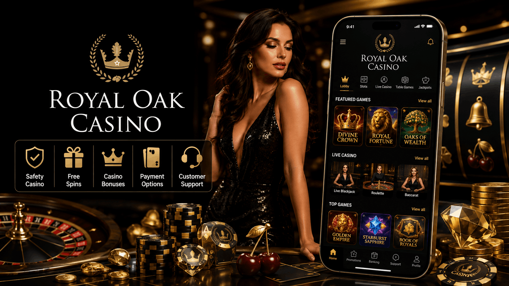 Royal Oak Casino Review - Welcome Bonuses Mobile App Casino Games Alternatives and More | SistersSites.co.uk Royal Oak Casino Review - Welcome Bonuses Mobile App Casino Games Alternatives and More