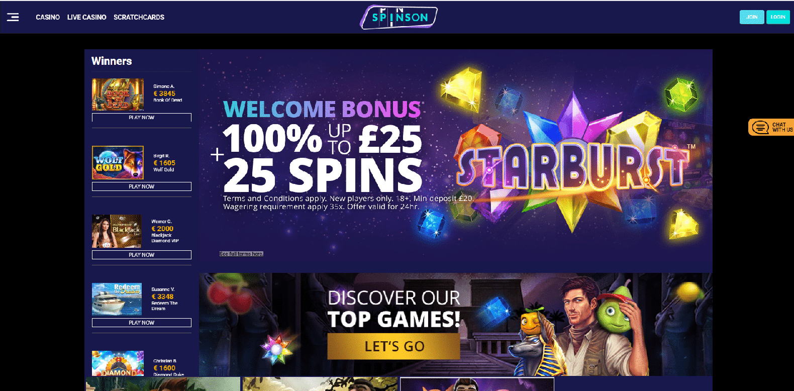 Spinson Casino Review - Bonuses Slot Games Deposits Withdrawals | SistersSites.co.uk Spinson Casino Review - Bonuses Slot Games Deposits Withdrawals
