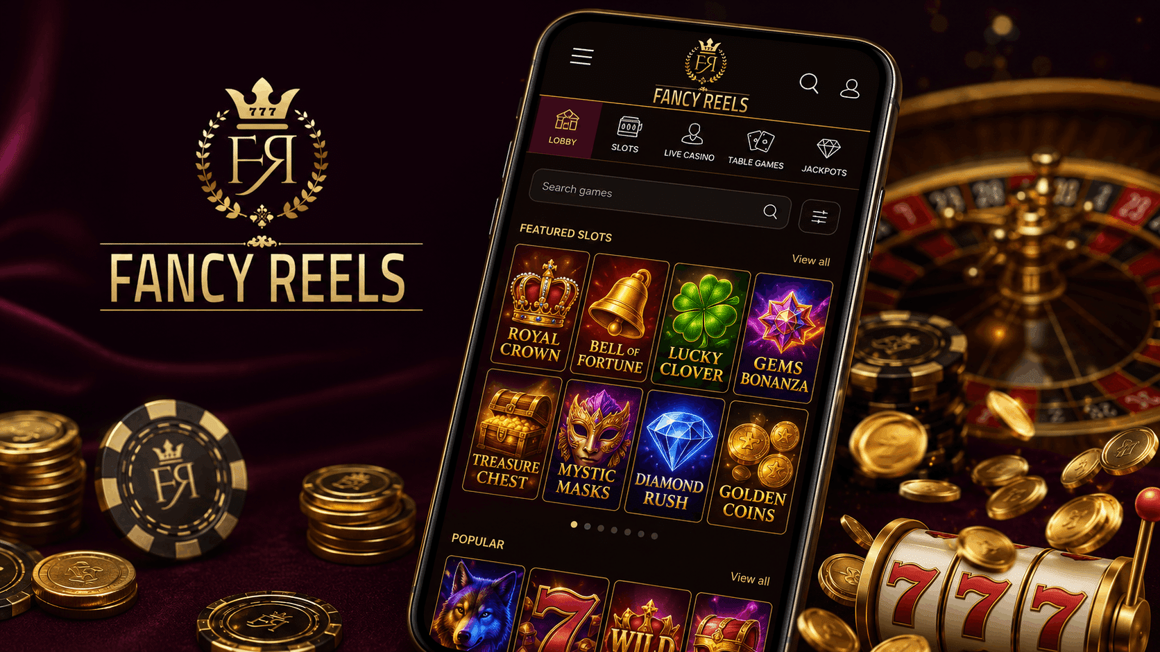 Fancy Reels Casino Review - Bonuses Slot Games Mobile Casino | SistersSites.co.uk Fancy Reels Casino Review - Bonuses Slot Games Mobile Casino