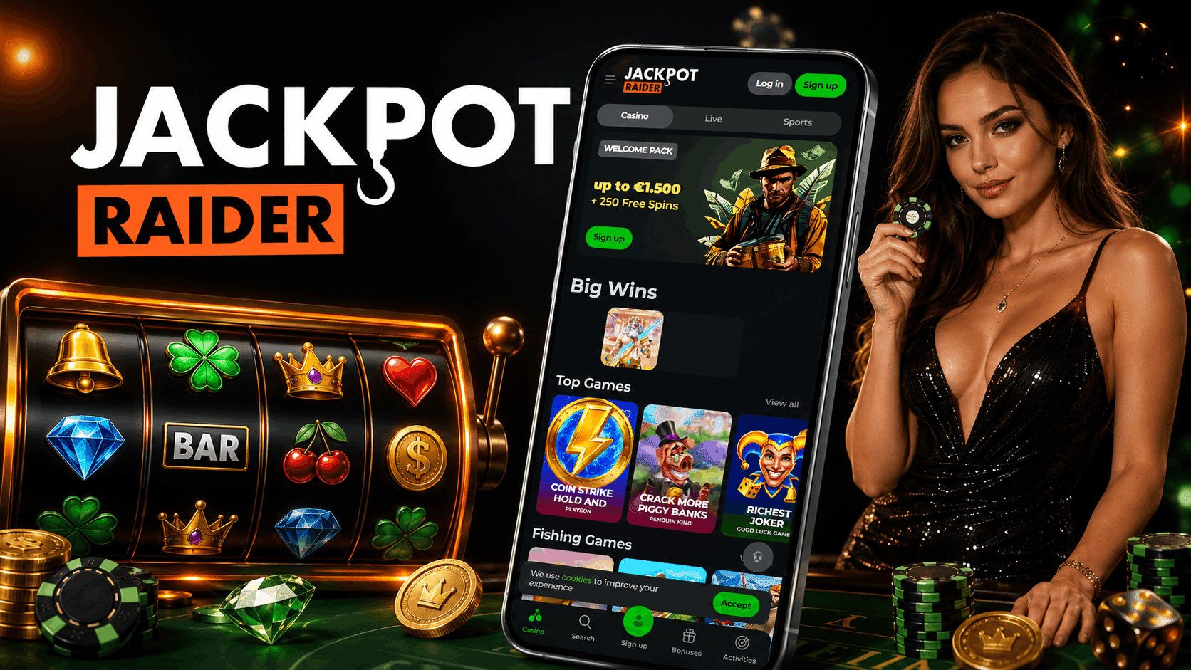 Jackpot Raider Casino Review - Welcome Bonuses Mobile App Casino Games Alternatives and More | SistersSites.co.uk Jackpot Raider Casino Review - Welcome Bonuses Mobile App Casino Games Alternatives and More