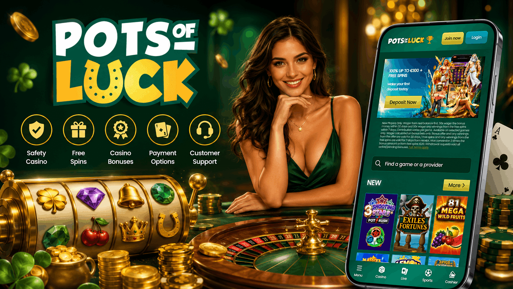 Pots of Luck Casino Review - Welcome Bonuses Mobile App Casino Games Alternatives and More | SistersSites.co.uk Pots of Luck Casino Review - Welcome Bonuses Mobile App Casino Games Alternatives and More