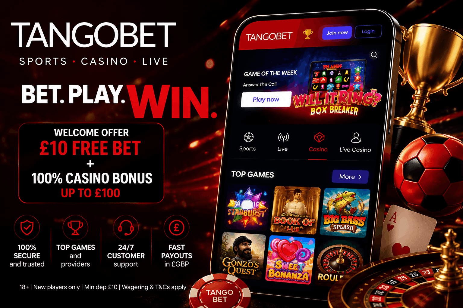 Tangobet Casino Review - Bonuses Slot Games Sports Betting Payments and More | SistersSites.co.uk Tangobet Casino Review - Bonuses Slot Games Sports Betting Payments and More