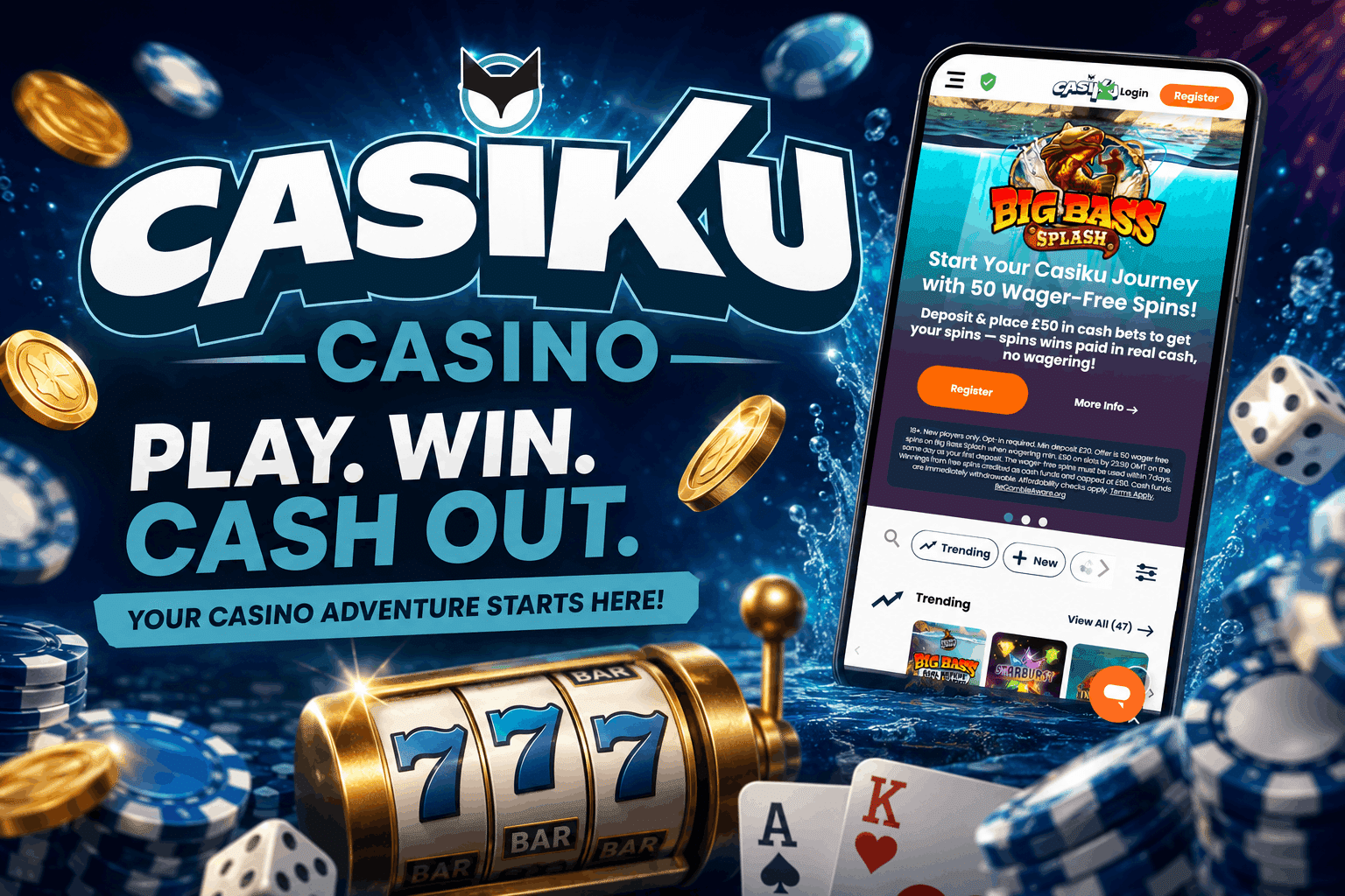 Casiku Casino Review - Bonuses Free Spins Slot Games Payments and More | SistersSites.co.uk Casiku Casino Review - Bonuses Free Spins Slot Games Payments and More