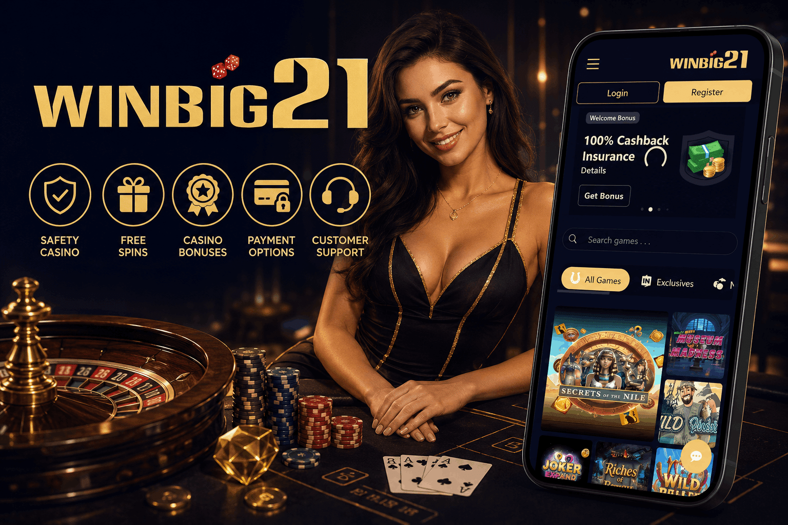 WinBig21 Casino Review - Welcome Bonuses Mobile App Casino Games Alternatives and More | SistersSites.co.uk WinBig21 Casino Review - Welcome Bonuses Mobile App Casino Games Alternatives and More