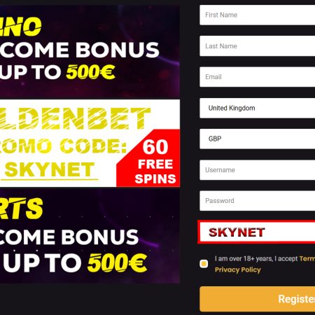 Goldenbet Promo Code “SKYNET” – Exclusive Casino Bonus, 60 Free Spins on Book of Dead at Goldenbet Casino