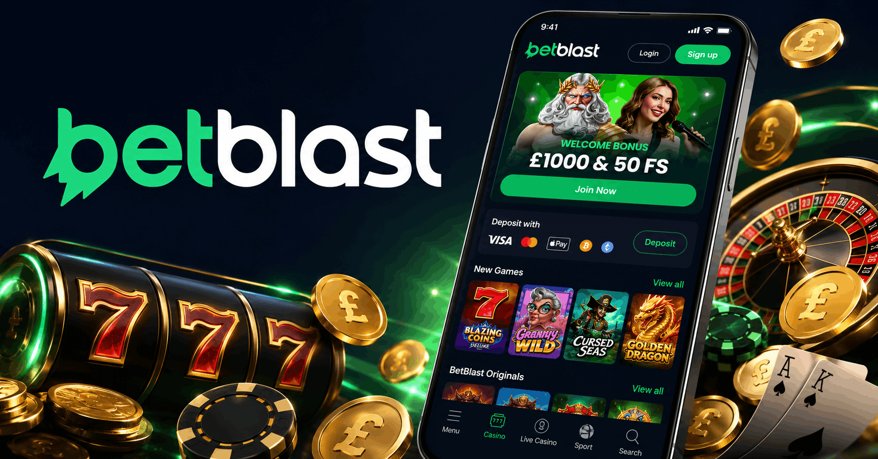 BetBlast Casino Review - Bonuses Free Spins Mobile Casino Slots and More | SistersSites.co.uk BetBlast Casino Review - Bonuses Free Spins Mobile Casino Slots and More