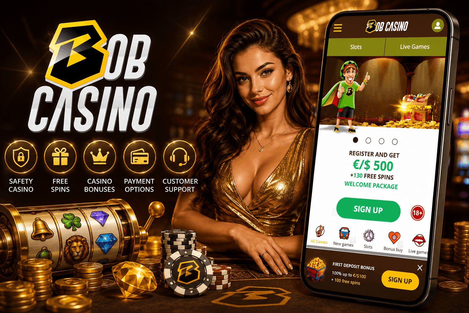 Bob Casino Review - Welcome Bonus Mobile App Casino Games Alternatives and More | SistersSites.co.uk Bob Casino Review - Welcome Bonus Mobile App Casino Games Alternatives and More