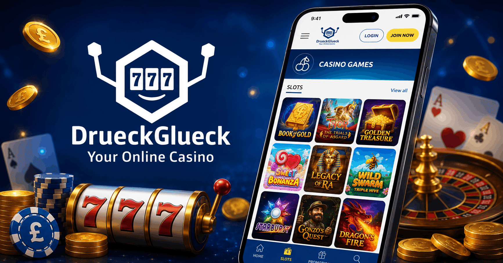 DrueckGlueck Casino Review - Bonuses Free Spins Mobile Casino Slots - SkillOnNet Casino | SistersSites.co.uk DrueckGlueck Casino Review - Bonuses Free Spins Mobile Casino Slots - SkillOnNet Casino