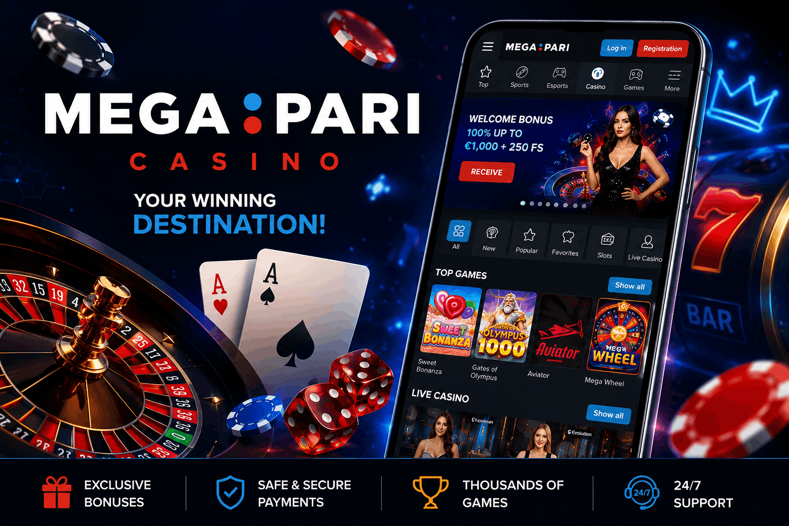 Megapari Casino Review - Megapari App Bonuses Slot Games and More | SistersSites.co.uk Megapari Casino Review - Megapari App Bonuses Slot Games and More