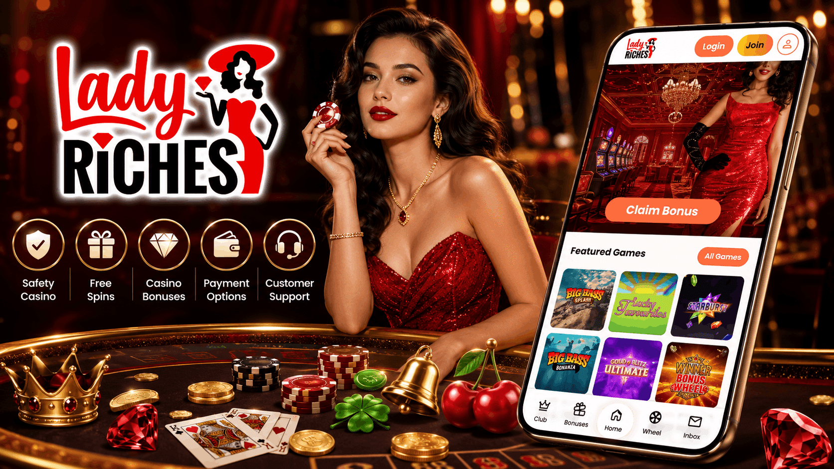 Lady Riches Casino Review - Welcome Bonuses Mobile App Casino Games Alternatives and More | SistersSites.co.uk Lady Riches Casino Review - Welcome Bonuses Mobile App Casino Games Alternatives and More