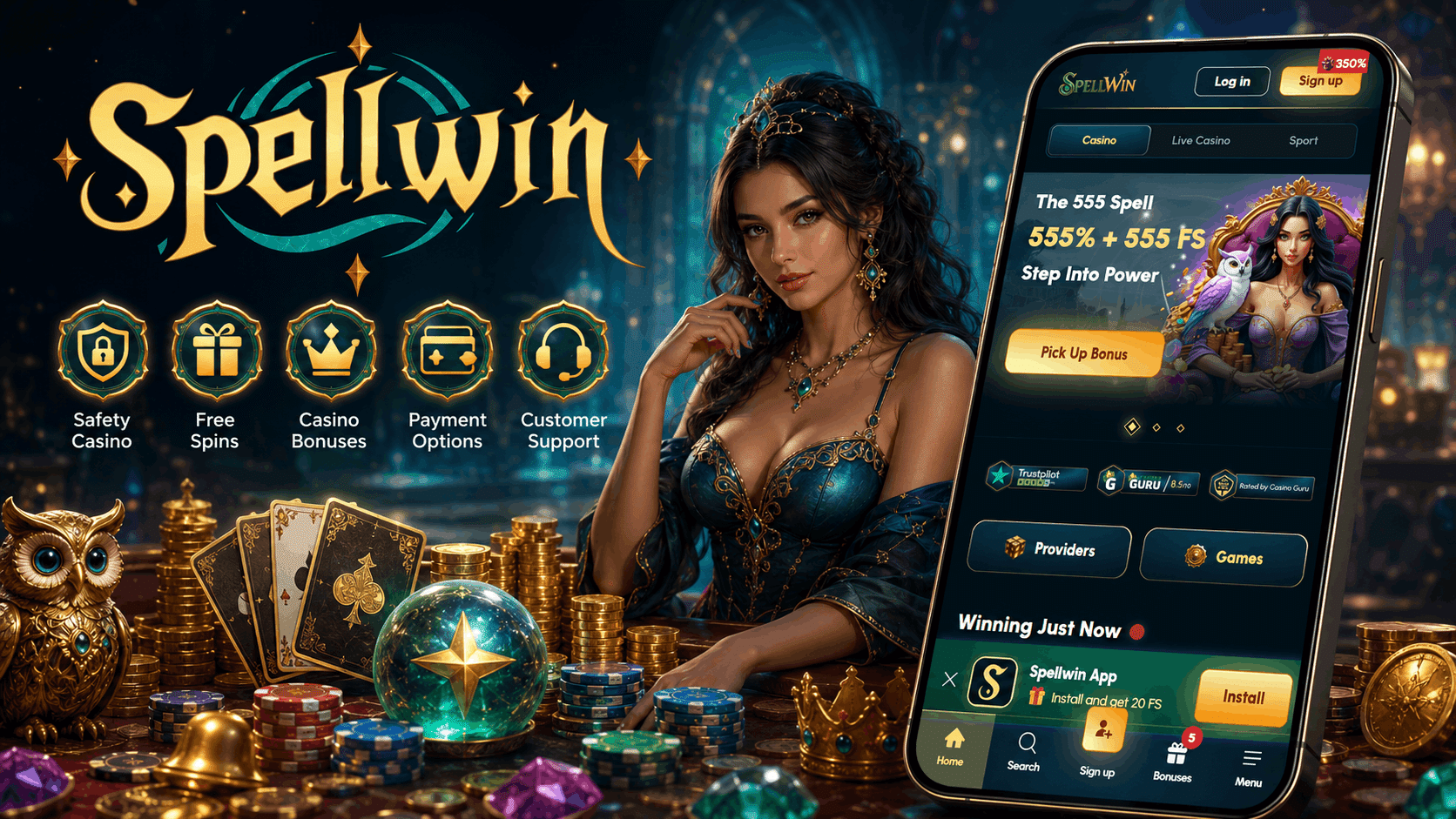 SpellWin Casino Review - Welcome Bonuses Mobile App Casino Games Alternatives and More | SistersSites.co.uk SpellWin Casino Review - Welcome Bonuses Mobile App Casino Games Alternatives and More